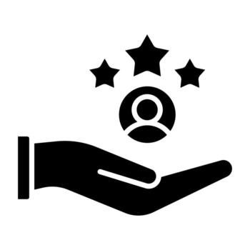 customer satisfaction icon style free vector